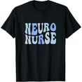 thumbnail image 1 of Exquisite and comfortable-Groovy Neuro Trauma Icu Nurse Neurology Nurse Neuroscience T-Shirt, 1 of 4
