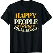 HESHIJIAZHU Exquisite and comfortable-Happy People Play Pickleball - Pickleball Player T-Shirt