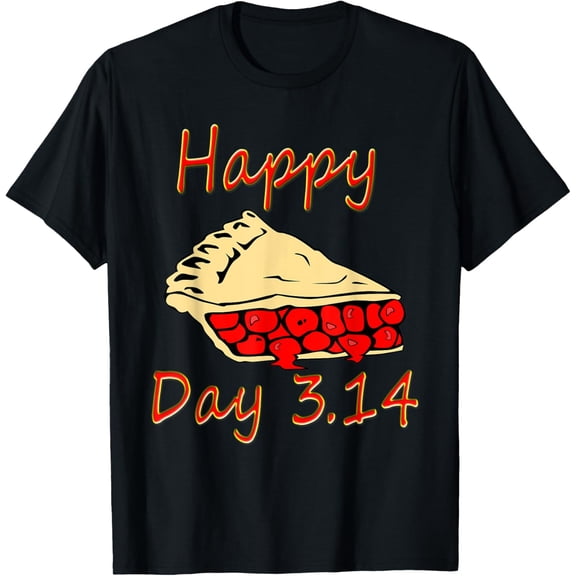 Exquisite and comfortable-Happy Pi Day 3.14 2019 Cherry Pie Funny Math Gift T-Shirt