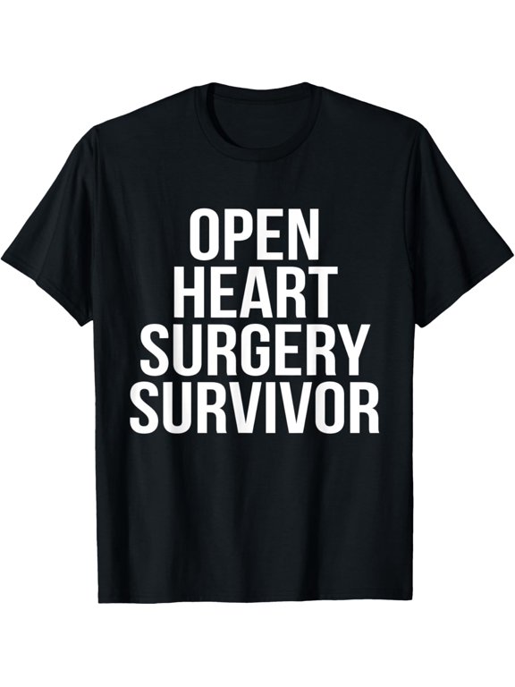 Exquisite and comfortable-Heart Attack Survivor Survived Open Heart Surgery Disease T-Shirt