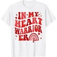 thumbnail image 1 of Exquisite and comfortable-Heart Disease Awareness Retro In My Heart Warrior Era T-Shirt, 1 of 4