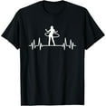 thumbnail image 1 of Exquisite and comfortable-Heartbeat Hula Hoop Hula Hooping Fitness T-Shirt, 1 of 4