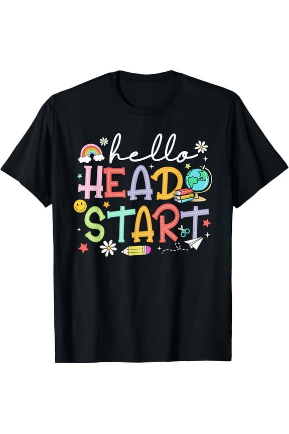 Exquisite and comfortable-Hello Head Start Teacher Back To School Early Head Start T-Shirt