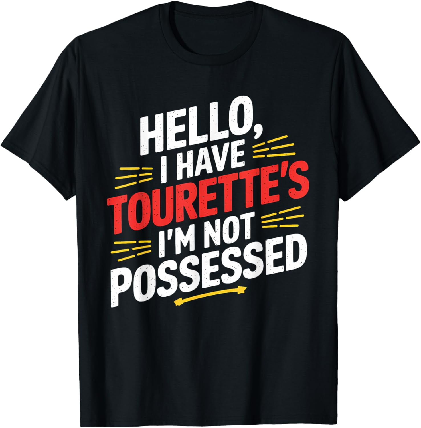 Exquisite and comfortableHello I Have Tourette’s Awareness Shirt T