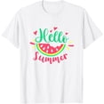thumbnail image 1 of Exquisite and comfortable-Hello Summer Watermelon Summertime Summer Vacation T-Shirt for Men Women Girls Kids, 1 of 4