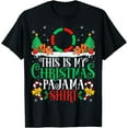 thumbnail image 1 of Exquisite and comfortable-Hooping Christmas Pajama Shirt Hula Hoop Dancing Xmas Party T-Shirt, 1 of 4