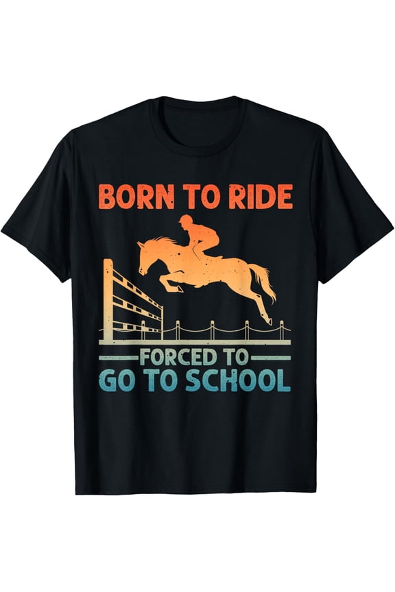 Exquisite and comfortable-Horse Riding Art For Men Women Horseback Rider Equestrian T-Shirt