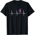 thumbnail image 1 of Exquisite and comfortable-Hula Hoop Heartbeat EKG Pulse Hula Hoop Dancing Hoop Dancer T-Shirt, 1 of 4