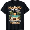 thumbnail image 1 of Exquisite and comfortable-Husband And Wife Travel Partners Beach Matching Couples T-Shirt, 1 of 4
