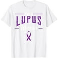 thumbnail image 1 of Exquisite and comfortable-I Am A Lupus Warrior Purple Awareness Ribbon Butterfly SLE T-Shirt, 1 of 4