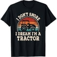 thumbnail image 1 of Exquisite and comfortable-I Don't Snore I Dream I'm A Tractor Funny Farmer Farming T-Shirt, 1 of 4