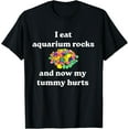 thumbnail image 1 of Exquisite and comfortable-I Eat Aquarium Rocks Funny Meme Shirt Men Women T-Shirt, 1 of 4