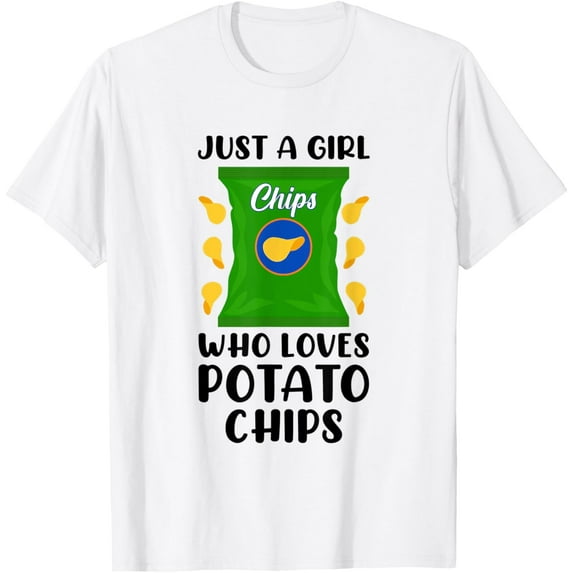 Exquisite and comfortable-I Just Really Like Potato Chips, OK Funny Food Pun T-Shirt