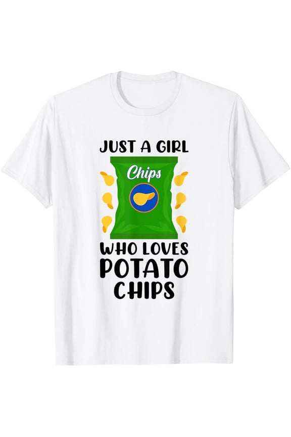 Exquisite and comfortable-I Just Really Like Potato Chips, OK Funny Food Pun T-Shirt