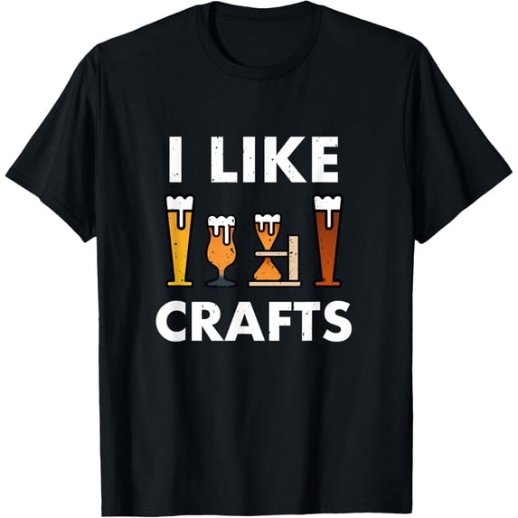 Exquisite and comfortable-I Like Crafts Beer T-Shirt for crafts beer lover