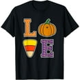 thumbnail image 1 of Exquisite and comfortable-I Love CandyFunny Candy Halloween Apparel Item T-Shirt, 1 of 4