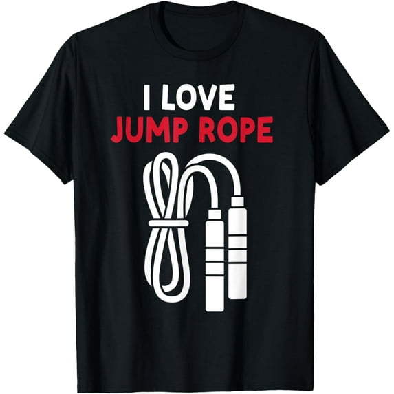 Exquisite and comfortable-I Love Jump Rope Jumping Hobby Skipping T-Shirt