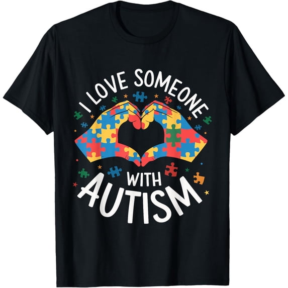 Exquisite and comfortable-I Love Someone with Autism Awareness Women Autistic Kids T-Shirt