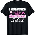 thumbnail image 1 of Exquisite and comfortable-I Survived Cosmetology School Graduation Cosmetology Grad T-Shirt, 1 of 4