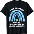 thumbnail image 1 of Exquisite and comfortable-I Wear Blue For My Brother Autism Awareness T-Shirt, 1 of 4