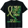thumbnail image 1 of Exquisite and comfortable-I Wear Green For My Mom Bile Duct Cancer Awareness Women T-Shirt, 1 of 4
