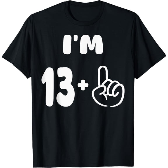 Exquisite and comfortable-I am 14th Birthday Fingers Fourteen Years Old Boys Girls T-Shirt