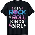 thumbnail image 1 of Exquisite and comfortable-I'm A Rock N Roll Kinda Girl 80s Rocker Rock Music T-Shirt, 1 of 4