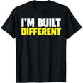 thumbnail image 1 of Exquisite and comfortable-I'm Built Different T-Shirt, 1 of 4