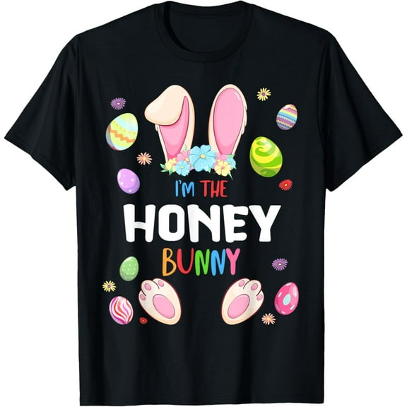 Exquisite and comfortable-I'm The Honey Bunny Easter Party Matching Family T-Shirt