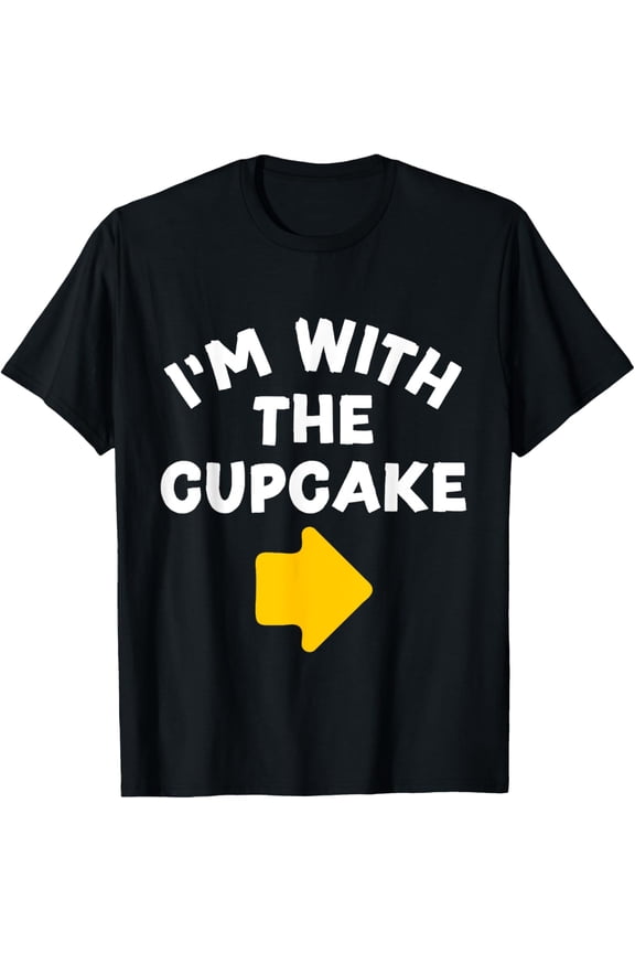 Exquisite and comfortable-I'm with the Cupcake Simple Last-Minute Halloween Costume T-Shirt