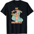 thumbnail image 1 of Exquisite and comfortable-Ice Cream Day For Free Frozen Yogurt Love Cool T-Shirt, 1 of 4