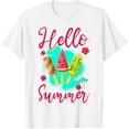 thumbnail image 1 of Exquisite and comfortable-Ice Cream Popsicle Hello Summer T-Shirt, 1 of 4
