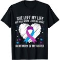 thumbnail image 1 of Exquisite and comfortable-In Memory of My Loving Sister Suicide Prevention Awareness T-Shirt, 1 of 4