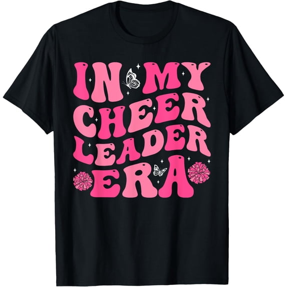 Exquisite and comfortable-In My Cheerleader Era Cheer Coach Cheerleading Women Girls T-Shirt