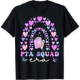 thumbnail image 1 of Exquisite and comfortable-In My PTA Squad Era Parent Teacher Volunteer Support Rainbow T-Shirt, 1 of 4