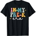 thumbnail image 1 of Exquisite and comfortable-In My Pre-K Era Back To School Retro Groovy Pre-K Teachers T-Shirt, 1 of 4