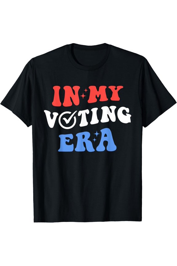 Exquisite and comfortable-In My Voting Era USA Flag 2024 Election T-Shirt