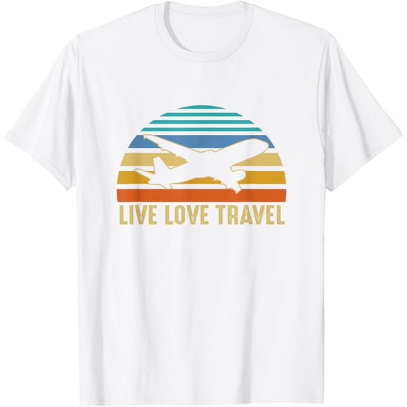 Exquisite and comfortable-International Travelers World Travel Live Love Travel T-Shirt