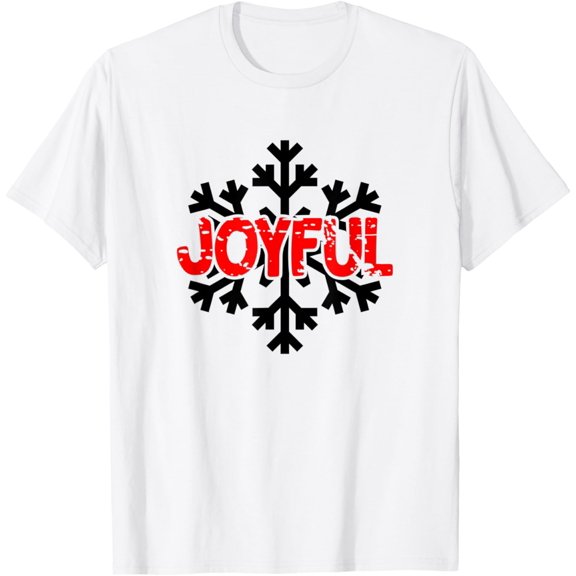 Exquisite and comfortable-Joyful Christmas Snowflake Pajama Morning Party Gift T-Shirt