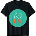 thumbnail image 1 of Exquisite and comfortable-Jump Rope Skip Rope Exercise Work Out T-Shirt, 1 of 4
