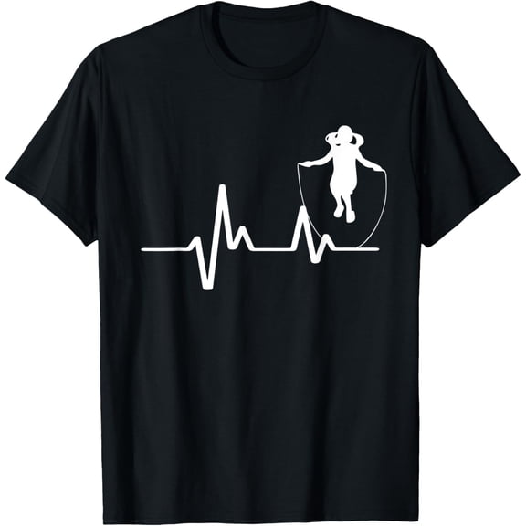 Exquisite and comfortable-Jump Rope Skipping Jumping Roping Workout T-Shirt