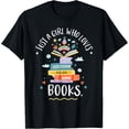 thumbnail image 1 of Exquisite and comfortable-Just A Girl Who Loves Books Gifts For Bookworm T-Shirt, 1 of 4