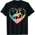 thumbnail image 1 of Exquisite and comfortable-Just A Girl Who Loves Horses, Girls Horse Horseback Riding T-Shirt, 1 of 4