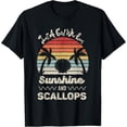 thumbnail image 1 of Exquisite and comfortable-Just A Girl Who Loves Sunshine And Scallops Funny Scallop T-Shirt, 1 of 4