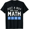 thumbnail image 1 of Exquisite and comfortable-Just a Boy who loves Math Algebra Funny Mathematics T-Shirt, 1 of 4