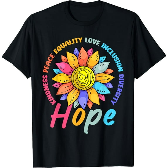 Exquisite and comfortable-Kindness Peace Equality Love Hope Diversity Human Rights T-Shirt