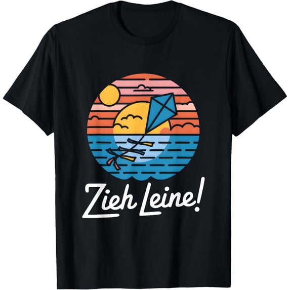 Exquisite and comfortable-Kite Flying Outdoors Hobby Zieh Leine T-Shirt