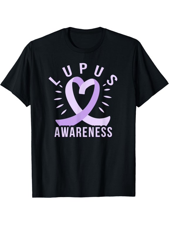 Exquisite and comfortable-LUPUS AWARENESS Purple Ribbon SLE Meme T-Shirt