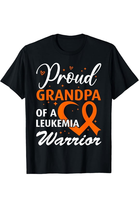 Exquisite and comfortable-Leukemia Awareness Proud Grandpa of a Leukemia Warrior T-Shirt