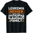 thumbnail image 1 of Exquisite and comfortable-Leukemia Messed With The Wrong Family Leukemia Awareness T-Shirt, 1 of 4